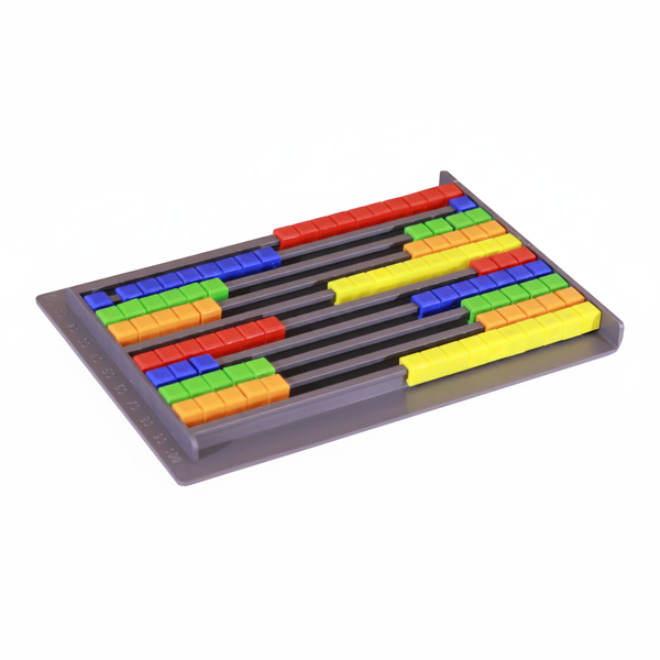 Multicolored Abacus Toy with 100 Beads for Counting Skills