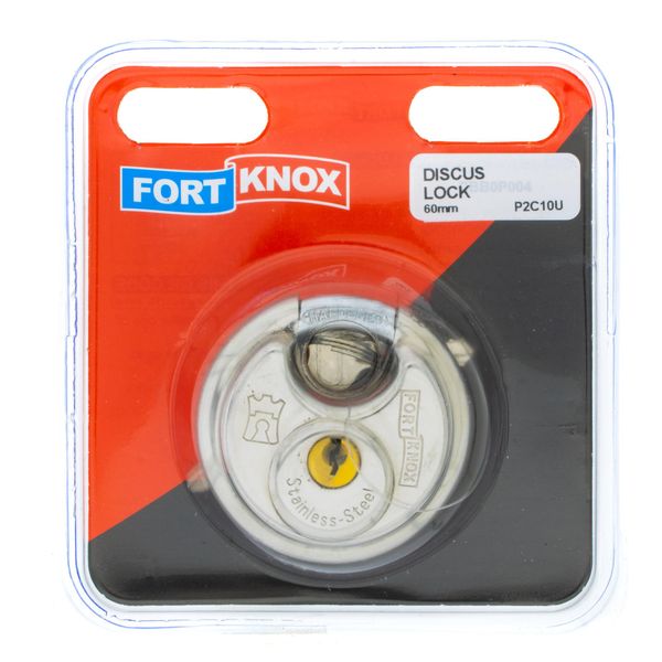 FORT KNOX Discus Padlock Stainless Steel 60mm Q:1 P2C10U
