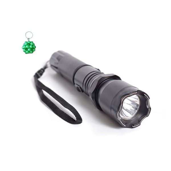 FA-1101 Self Defense Flash Light With Stun Gun And Handmade Keyring