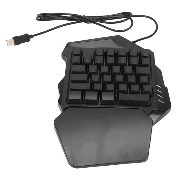 One Handed Keyboard Gaming 35 Key RGB Portable