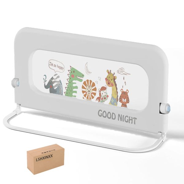 Bed Guard Rail for Toddlers -1.8M Adjustable Heights &amp; Folding up Portable
