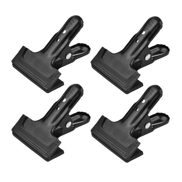 4 Pieces Backdrop Clamps with Rubber Pad Photo Studio