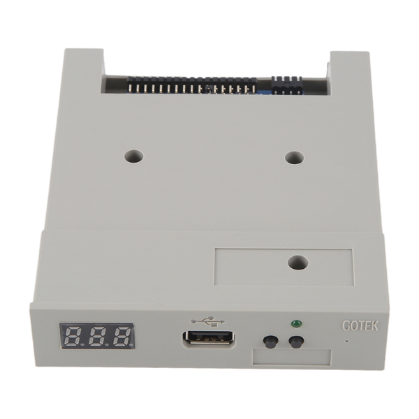Version SFR1M44-U100K USB Emulator Gray 3.5In 1.44MB SSD Floppy Drive