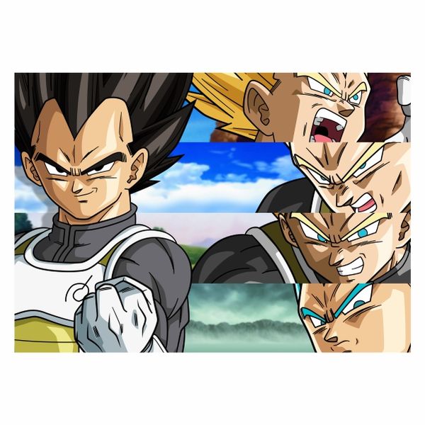 Princes of all Saiyans Vegeta - A1 Poster
