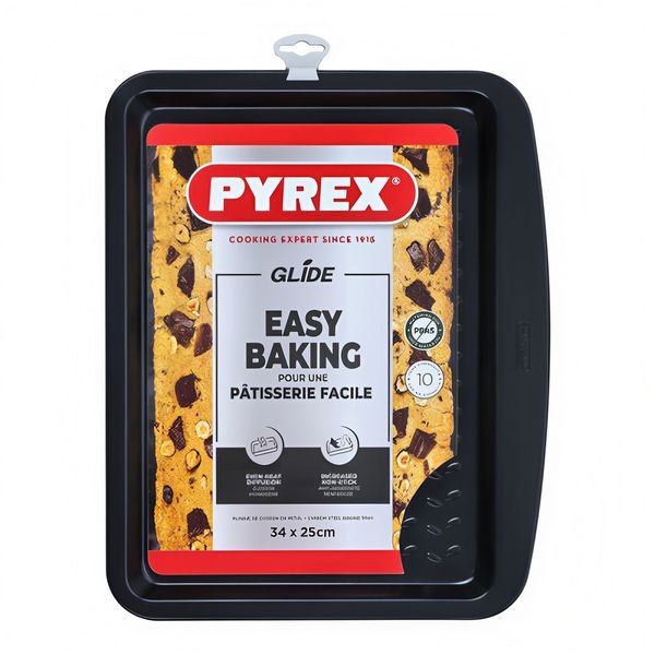 Pyrex Glide Baking Tray - 34 x 25cm
