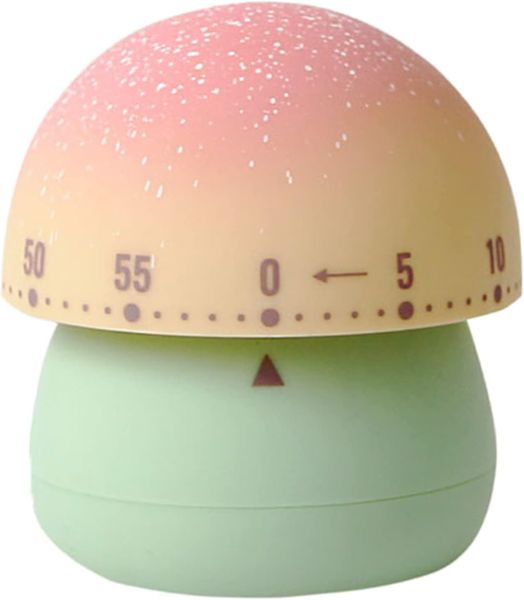 Mushroom Timer for Time Management Mechanical Kitchen Countdown Timer