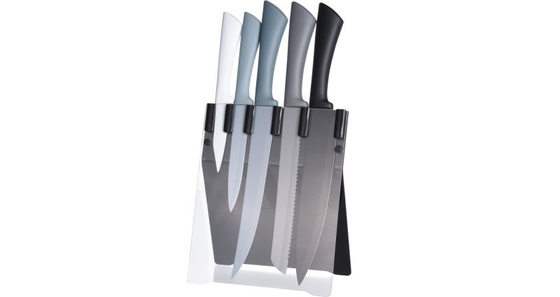 EH 5-Piece Knife Set with Acrylic Stand