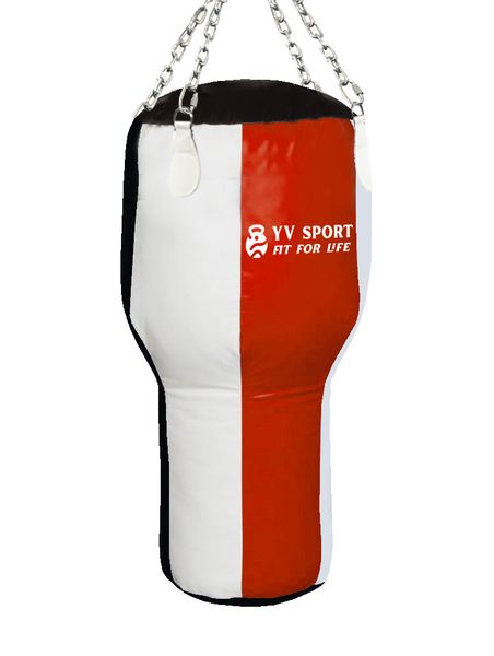 Angle Bag/Upper Cut Punching Bag Hanging Bag - Red And White