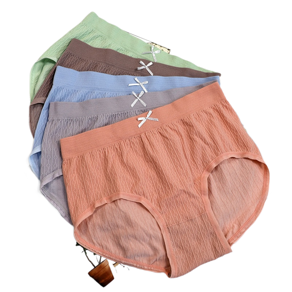 Stylish, High-Quality Pure Cotton Underwear, High-Elasticity Seamless Brief