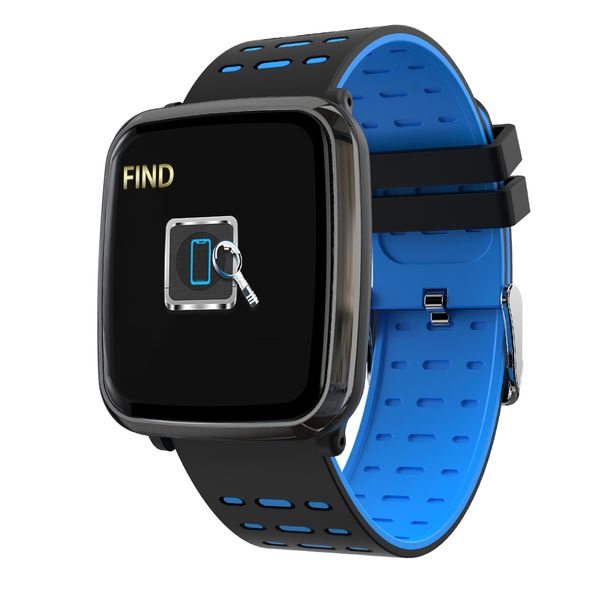 Sports Wristband: Black/Blue