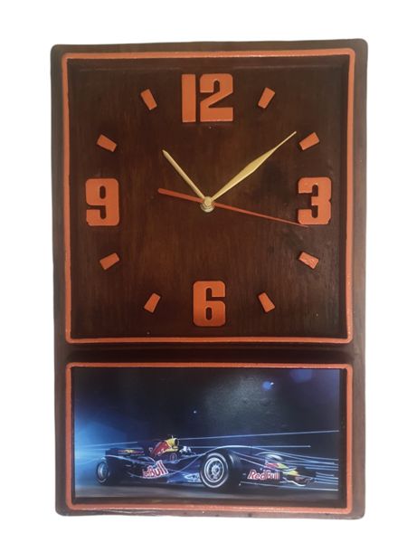 Retro Box Clock (Orange) Redbull Racing (40)