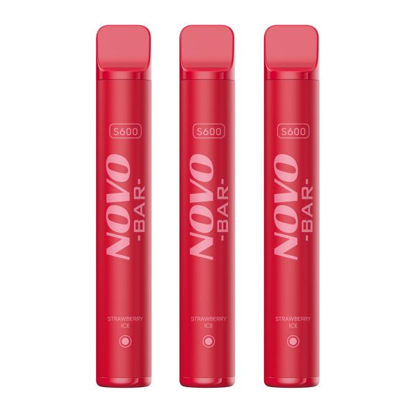 8W - 600 Puffs - Strawberry Ice -3 Pack image