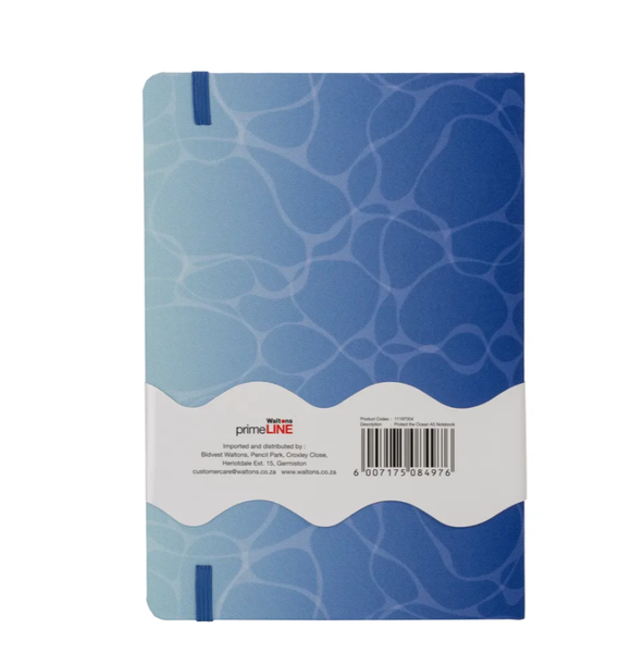 PrimeLine - Protect the Ocean Notebook A5 Feint Ruled 96 sheets - Pink