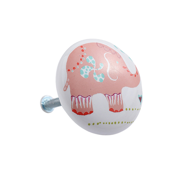 iKids Animal Knob Red Elephant