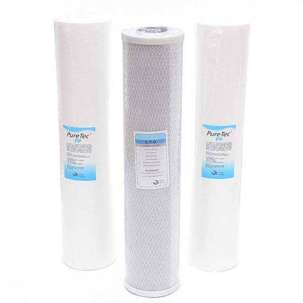 Replacement 3-Stage Big Blue Basic Filter Cartridge Set