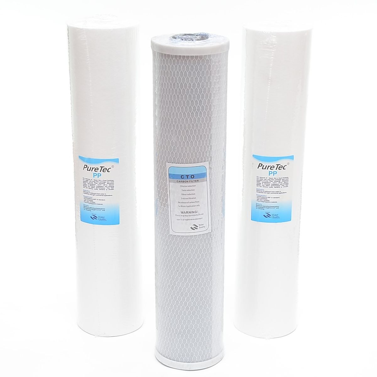 Replacement 3-Stage Big Blue Basic Filter Cartridge Set | Shop Today ...