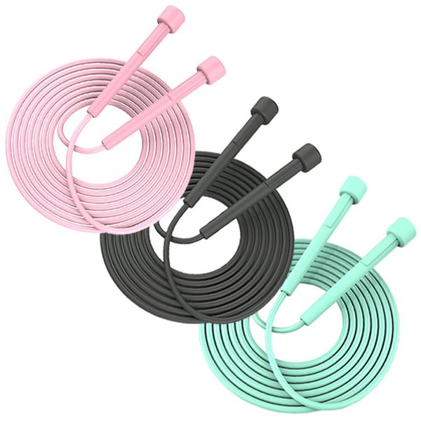 Jump Rope 3 Pack, 110" Adjustable PVC Skipping Rope for Family Fitness