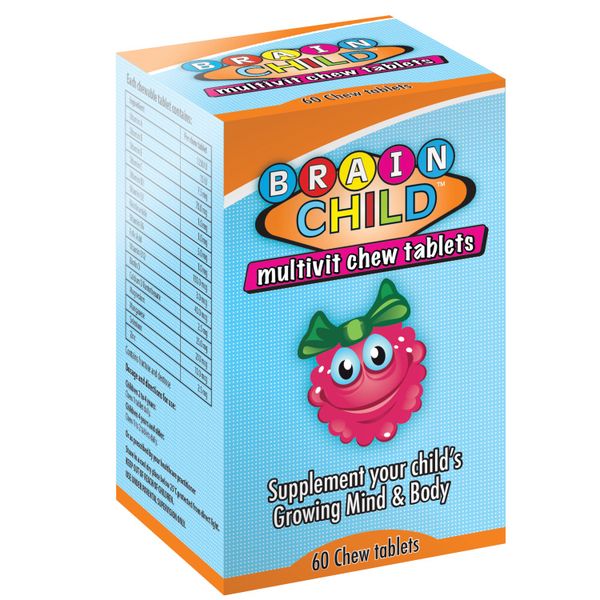 BrainChild Multivitamin Chewable 60 Tablets