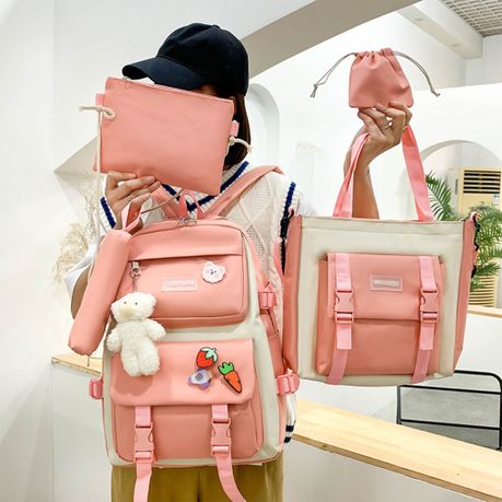 Girly canvas fashion backpack