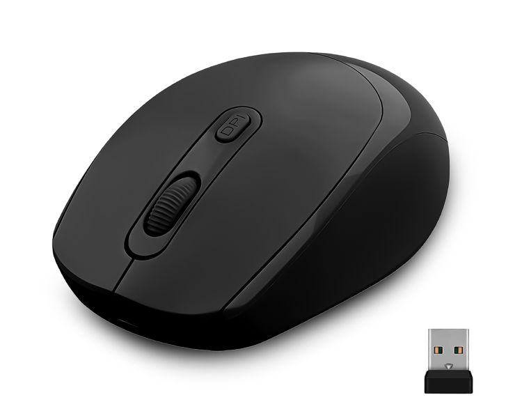 Wireless Mouse Rechargeable Bluetoothmouse Mute Button For Office Travel