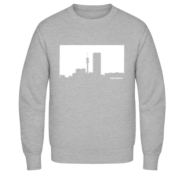 Jozi Streets Skyline Sweater Cloud Grey - White