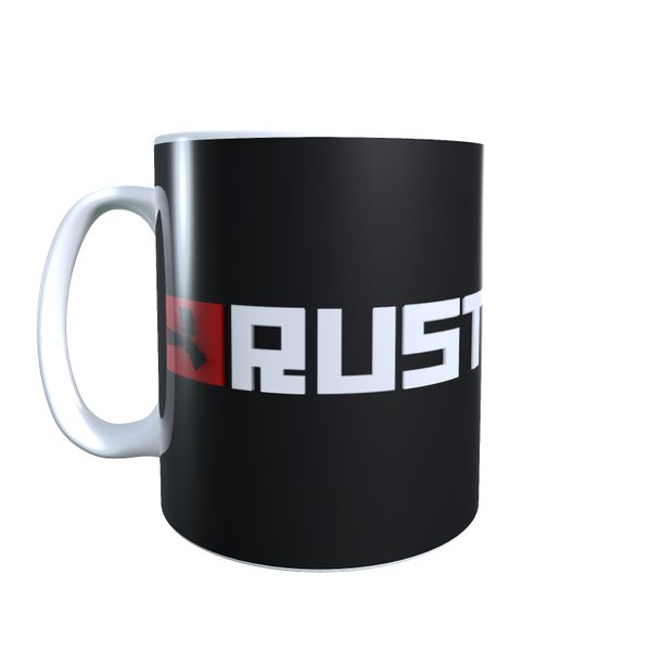 Rust 3D Logo - Rust Coffee Mug