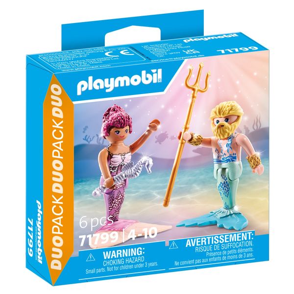 Playmobil Princess Magic - Mermaid and Triton Playset - 6 Piece