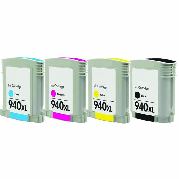 Compatible HP 940 XL inkjet cartridge Combo Set B/C/M/Y