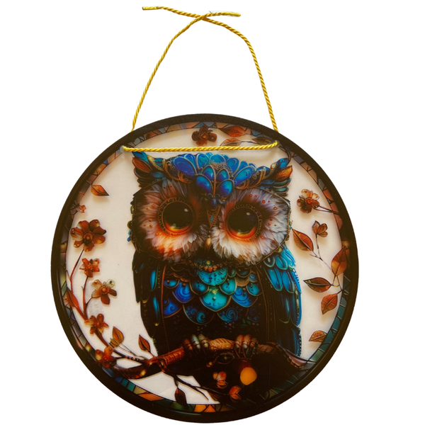 2D Acrylic Owl Dreamcatcher