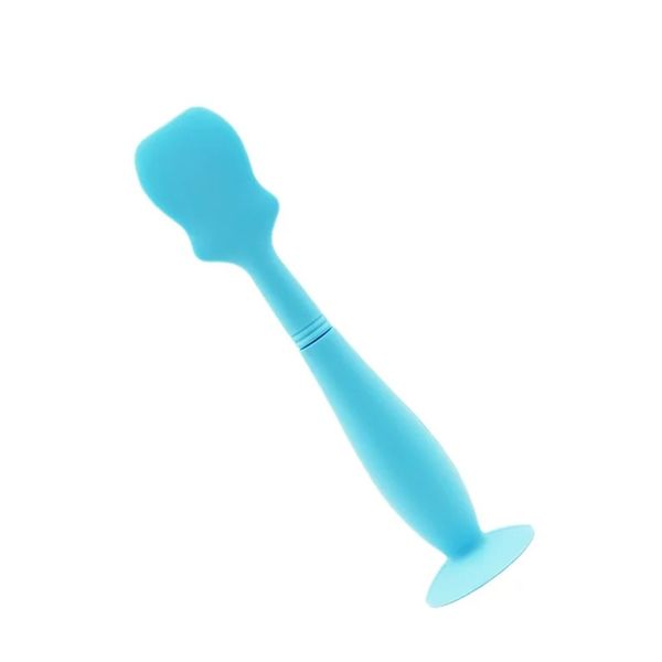 Spatula for applying nappy cream - blue