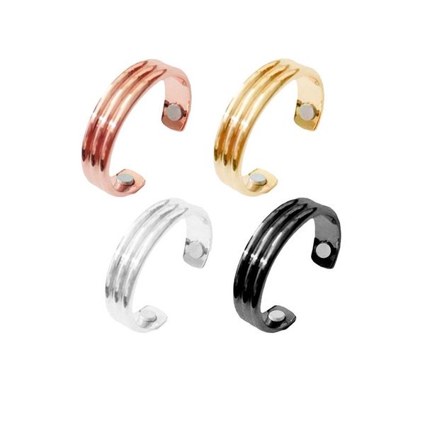 slimming Rings Set of 4 Ridged