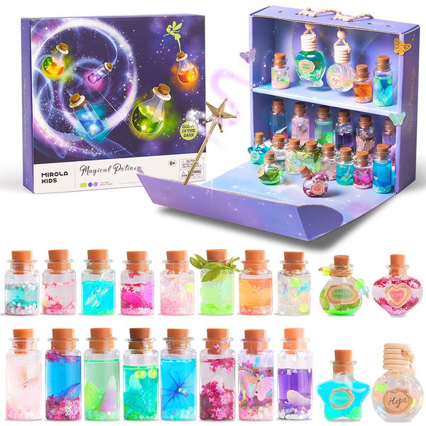 Mirola Kids - Magical Potions Making Kit: DIY Potion Bottles Craft Activity