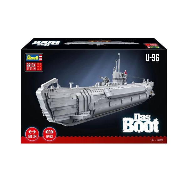 Submarine "Das Boot" - Brick System-6483 Building Pieces