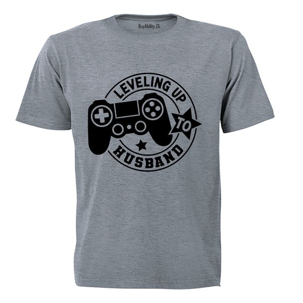 Leveling Up To Husband - Adults - T-Shirt