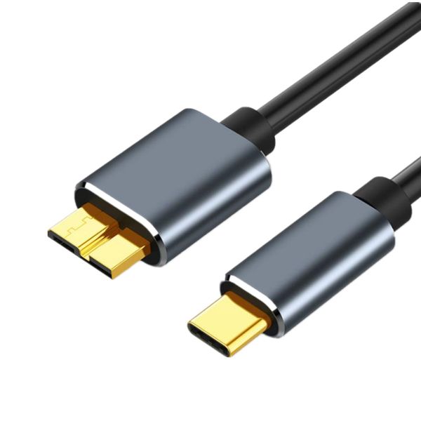 USB3.0 Type-C to Micro-B Hard Disk Data Cable Super Fast 5Gbps