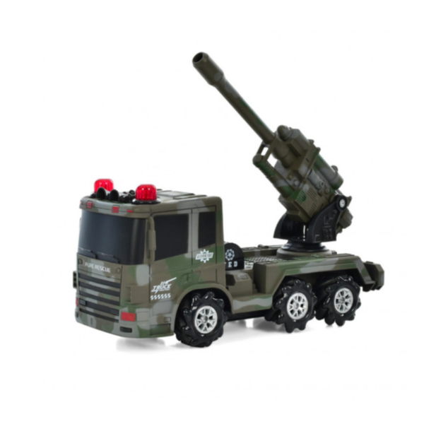 WJ-656 Children's military car on radio control Bambi 128A-28 battery