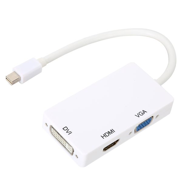 MiniDP to HDMI/DVI/VGA Adapter 3-in-1 No External Power
