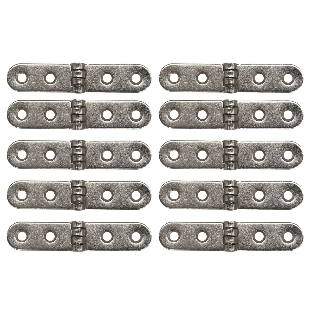 10 Piece Foldable Hinge Flip Screw Hinge, Cushioning Hinge Furniture Hardware