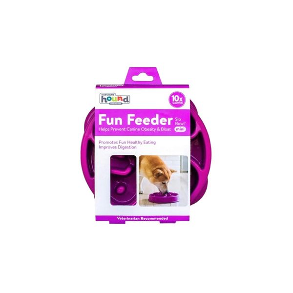 Outward Hound - Fun Feeder Slow Bowl (Purple)