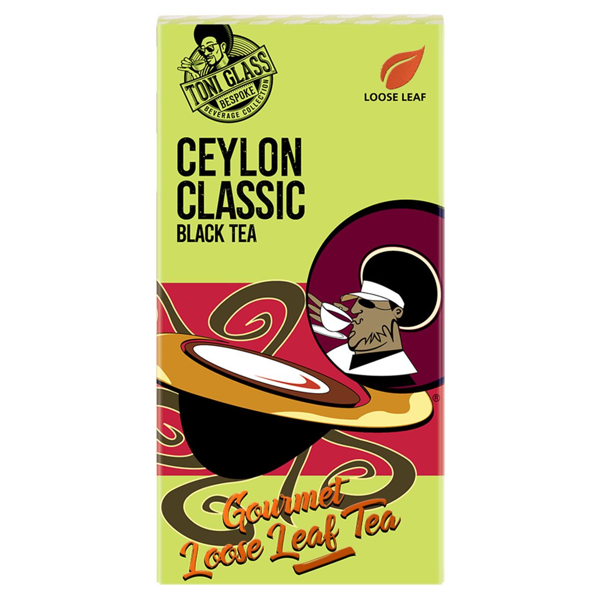 Toni Glass Classic Ceylon Black Loose Leaf Tea (80g Pack) Buy Online