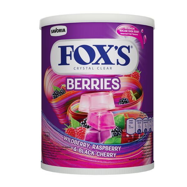 Fox's Crystal Clear Berries Tin