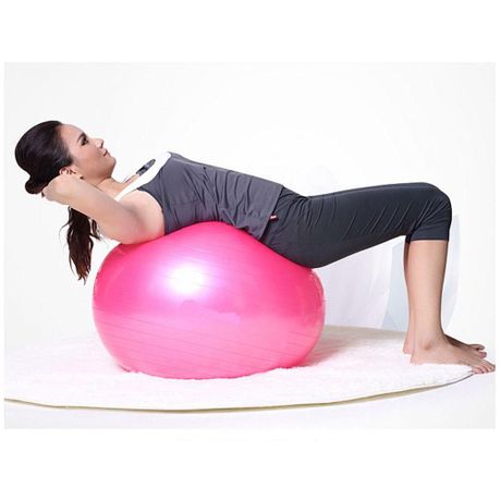 Yoga Ball - Exercise Ball with Pump - Pink, Shop Today. Get it Tomorrow!