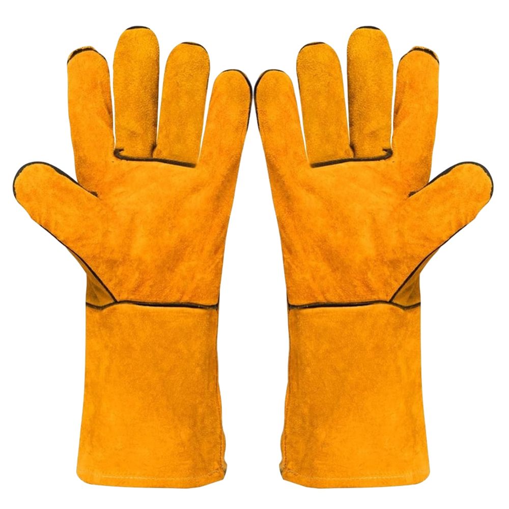 Tool Multi Use Leather Forged Heat Resistant Welding Gloves 33cm