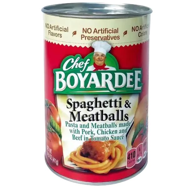 Decor Spaghetti &amp; Meatball Diversion Storage Safe Can - 11cm