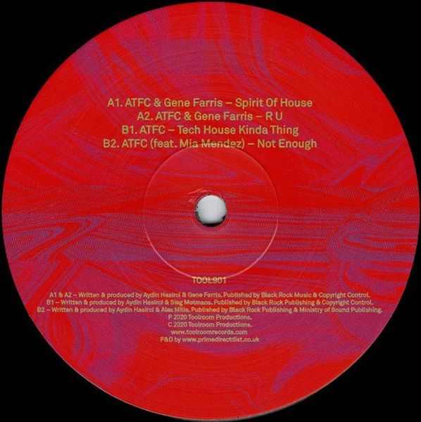 ATFC &amp; Gene Farris - Spirit Of House 12" Vinyl EP Tech House Tracks