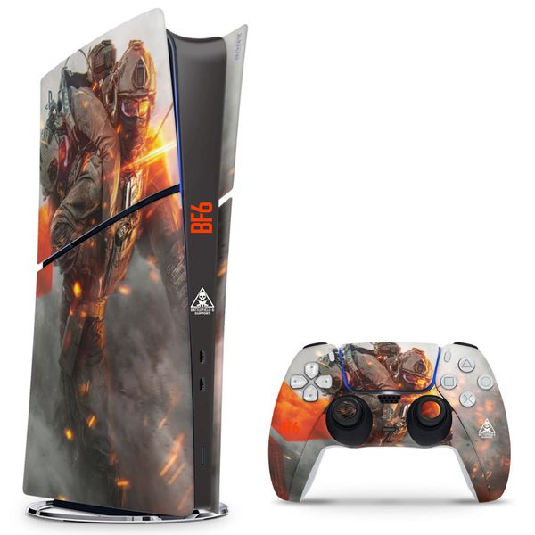 Decal Skin Compatible with PS5 Slim Digital (No Disc): Battlefield 6 Engineer (Decal Only)