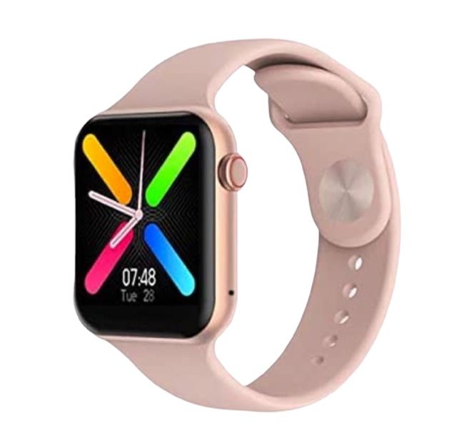 FT80 Smart Watch Si 44 MM Full Touch Screen Bluetooth Rose Gold x Pink