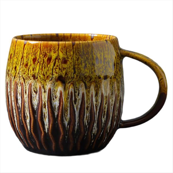 Coffee Mug - Handcrafted Look Ceramic Cup, Large Tea Mug, Microwave &amp; Dishw