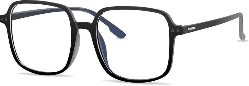 TROO Blue Light Blocking Square Retro Glasses (Computer/Gaming/TV/Phone)