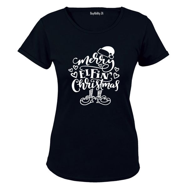 Merry Elf Christmas - Ladies - T-Shirt